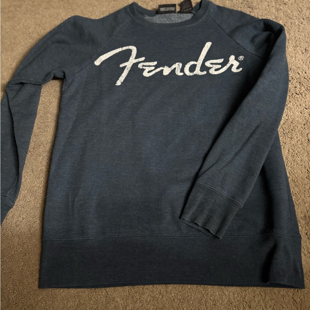 Fender Men's Navy Crewneck Sweater